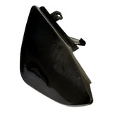 Black Rear Fender Set for 49cc, 50cc, & 70cc Dirt Bikes, featuring three sleek plastic pieces: two side fenders and one rear tail fender, shown against a plain backdrop.