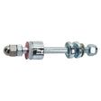 Close-up of the Sunlite Brake Pivot Bolt, a metal accessory essential for bikes and scooters, showcased with its detailed threading and sturdy design. Ideal for enhancing scooter or bike performance.
