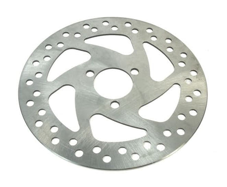 Brake Rotor - 4-11/16 Outside Diameter (Version 3), a circular metal object with three mounting holes, commonly used in transport applications such as disk brakes, wheels, and rims.