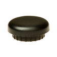 Caster Fork Dust Cover for the Golden Technologies Compass (GP600) power chair, a round object with a black cap designed to protect fork bearings from dirt and moisture.