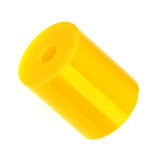 Caster Shock Fork Spring for the Invacare 3G Storm Series, a yellow polyurethane cylinder with a central hole, designed for smooth rides and safety in power chairs.