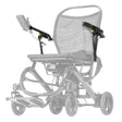 CFPC17FS-17 / CFPC17FS-18 armrest assembly (left and right) shown in color on the Drive Medical CarbonTouch Power Wheelchair (CFPC17FS), rest of the power chair greyed out