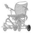 CFPC17FS-21L / CFPC17FS-21R 8" rear drive wheel shown in color on the Drive Medical CarbonTouch Power Wheelchair (CFPC17FS), rest of the power chair greyed out