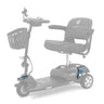 Stone Grey color shroud kit shown in color on the Golden Buzzaround XL 3-Wheel GB121, rest of the scooter greyed out