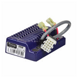 70 Amp Dynamic Rhino Controller for the Pride Legend/Craftmatic Comfort Coach (CRM3001/3401), a blue electronic device with visible wires, essential for specific mobility scooter models with serial number S6528603003C30 and beyond.