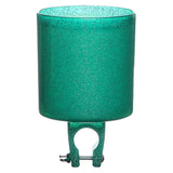 Cruiser Candy Sparkles Cup Holder: A glittery cylindrical cup holder with a clip, perfect for mounting on your bike handlebar to carry your coffee cup, water bottle, or soda can.