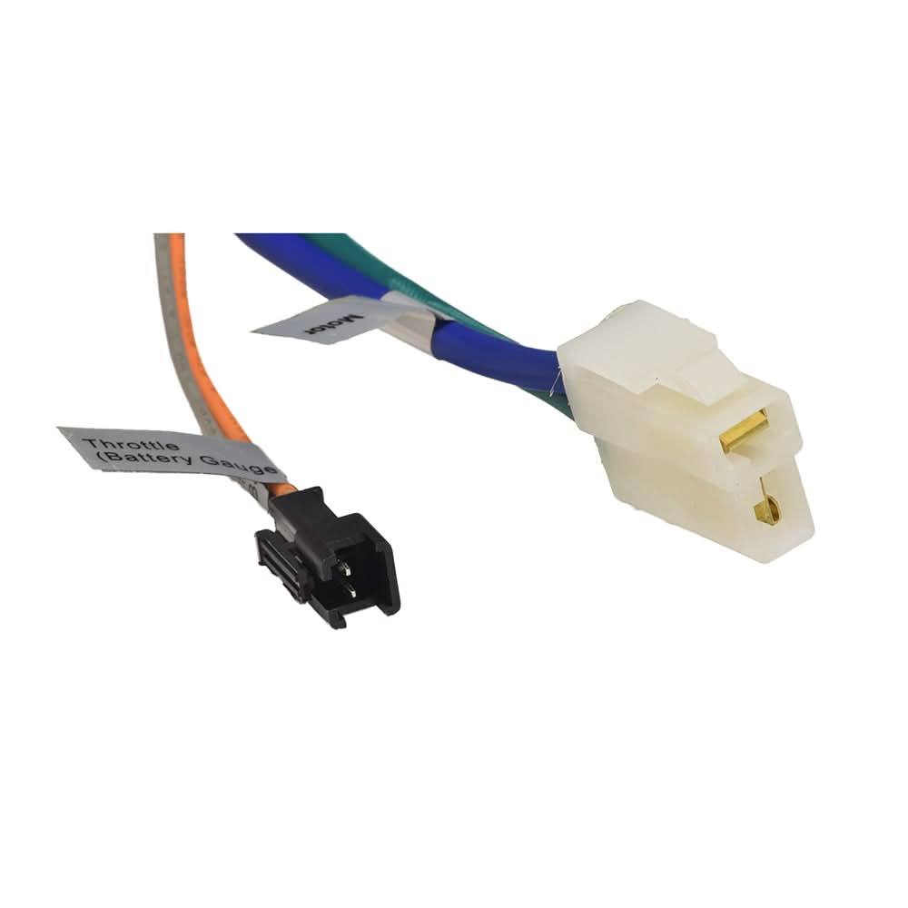 Close-up of the Currie 24 Volt 35A Controller for the Electric Bike Conversion Kit, featuring a visible 3+2 pin connector and a white plastic plug.