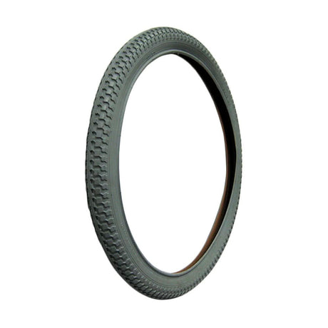 24x2.125 Heavy Duty Pneumatic Wheelchair Tire with C712 Tread, close-up showing the tread pattern, designed for 507mm diameter rims.