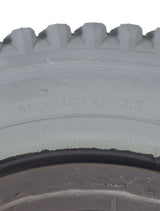 Close-up of 14x3 (3.00-8) Foam-Filled Mobility Tire with Powertrax C248G Tread, displaying a smooth flush profile and 2.5 bead width, ideal for flat-free performance on scooters or power chairs.