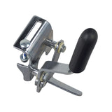 Brake for Drive Medical Viper & Viper Plus Wheelchairs: Close-up of a metal brake device with a black handle, featuring a screw and bolt assembly, designed for left or right side configuration.