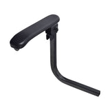 Right Armrest for the Drive Medical Spitfire Scout (SFSCOUT3/SFSCOUT4) mobility scooter, featuring a tubular weldment and black vinyl armpad, designed for easy replacement of lost or damaged armrests.