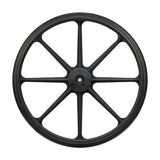 24 Rear Wheel for the Drive Deluxe Sentra Full and Viper Plus Wheelchairs, featuring a black wheel with spokes, ideal for wheelchair rear wheel assembly.