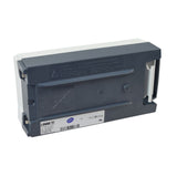 Battery Pack for the Drive Medical Battery Powered Patient Lift, a grey rectangular object with a built-in battery meter and white text, used for most Drive electric lifts.