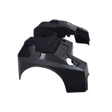 Close-up of a black plastic Rear Shroud with holes for the Drive Medical Spitfire Scout (SFSCOUT3/SFSCOUT4) scooter or power chair.
