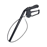 Left Handlebar Brake Assembly for Drive Medical Bariatric Rollator (10216), featuring a black handle attached to a cable, essential for maintaining scooter or power chair functionality.