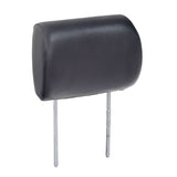 Black Headrest for Drive Medical ZooMe R3 (R318CS) & R4 (R418CS) Scooters, featuring thick black vinyl upholstery and twin metal post attachments, providing a soft and comfortable backstop.