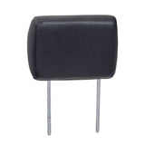 Black Headrest for Drive Medical ZooMe R3 (R318CS) & R4 (R418CS) Scooters, featuring a twin post attachment and thick upholstery for comfort, shown from the back with visible metal legs.