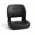 Drive Medical Titan LTE power chair replacement seat assembly DST-013, black vinyl seat back and seat base with hinges