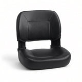 Drive Medical Titan LTE power chair replacement seat assembly DST-013, black vinyl seat back and seat base with hinges