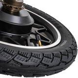 Rear Wheel Assembly with 36 Volt Hub Motor for the Swagtron EB5 Pro Electric Bike, showcasing the hub motor, rim, inner tube, and 14x2.125 CST pneumatic tire with visible screw and wire connectors.
