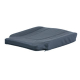 18 x 20 Captain Seat Base Cushion for the Quantum Q6 Edge 3 Stretto, black vinyl upholstery, designed to attach to an 18 wide Shuxin seat back for enhanced comfort.