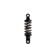 Rear Suspension Shock Absorber for the GOTRAX Flex Electric Scooter featuring a black coil spring with a metal rod and a white label, designed to enhance ride comfort and reduce tire wear.