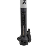 Close-up of the Folding Stem with Number Wire Security Lock for the GOTRAX G4 and GMAX Electric Scooter, featuring a black cylindrical body with a white X and a metal cable.