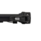 Close-up of the Folding Stem with Number Wire Security Lock for the GOTRAX G4 and GMAX Electric Scooter, highlighting the black hinge and metal components.