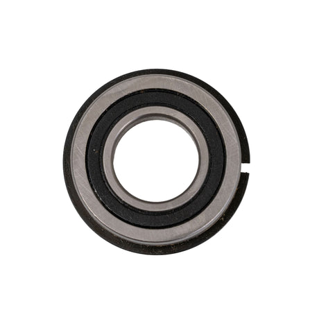 Close-up of a metal ring, identified as the Caster Fork Stem Bearings for the PaceSaver Scout Boss 6 mobility scooter, essential for enhancing swivel functionality.