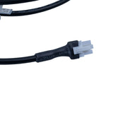 Close-up of the Light Switch for the Jazzy Air 2 Power Chair, featuring a black cable with a 3-pin male connector and a white plastic piece for mounting.