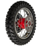 Complete Rear Wheel with Red Hub for the Razor SX500 McGrath Dirt Rocket