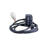 Razor Variable Speed 6-Wire Thumb Throttle for the Razor Dune Buggy (Versions 12+), Ground Force (Versions 13+), and Ground Force Drifter (Versions 3+), featuring a close-up of wires and a power button.