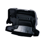Rear Battery Shroud Door for Jazzy Elite 14 & Elite HD Power Chairs, featuring a black plastic rear panel with a central square section and a round knob.