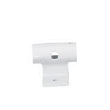Rail Mount for Invacare G-Series Hospital Beds, a close-up of a white plastic piece with holes, designed for attaching bed rails to either side of the hospital bed.