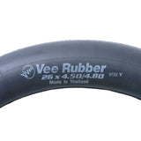 26x4.5-4.8 Bicycle Inner Tube with 33mm Presta Valve from Sunlite, featuring white text on black rubber, ideal for replacing old bike inner tubes.