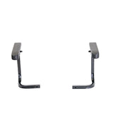 Armrest Assembly for the Pride i-Go Folding Scooter (Set of 2), featuring two black metal armrests with handles, quick pull pins, and set screws, designed for easy folding and maneuverability.