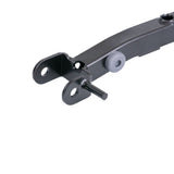 Front Axle Assembly for Jazzy Zero Turn & Pride Zero Turn 8 Mobility Scooters, featuring a metal beam, tie rods, screws, washers, bolts, spacers, and nuts essential for replacement and repair.