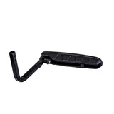 Armrest Assembly for the Pride Pursuit 2 (S7132) mobility scooter, featuring a black metal arm with a bent handle and holes, designed for both left and right side configurations.