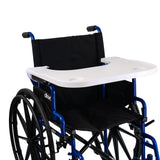 White Plastic Tray Table for Wheelchairs (Blemished)