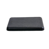 Seat for Drive Medical Aluminum Rollators with 6 & 7-1/2 Casters, shown as a black rectangular padded vinyl surface with a pebbly texture, ideal for replacing damaged or missing rollator seats.