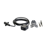 A-Type Winch Hand Control for ATVs featuring a 101 cable, Out/In rocker switch, 4-pin female connector, and accompanying screws, bolts, and washers. Suitable for 2000-4500 lbs. capacity winches.
