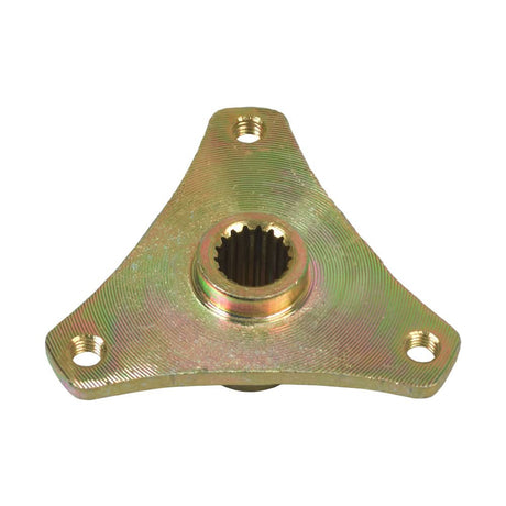 Rear Wheel Hub with 77 mm Bolt Hole Spacing & 17 Splines for Go-Karts & TaoTao ATA-110B 110cc ATV with 6 Tire, featuring a central hole and bolt holes around a metal surface.