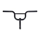 Handlebar Assembly with Clamp for the Razor E-Punk, showing the black upper and lower bars with the clamp, designed for the current Razor E-Punk model.