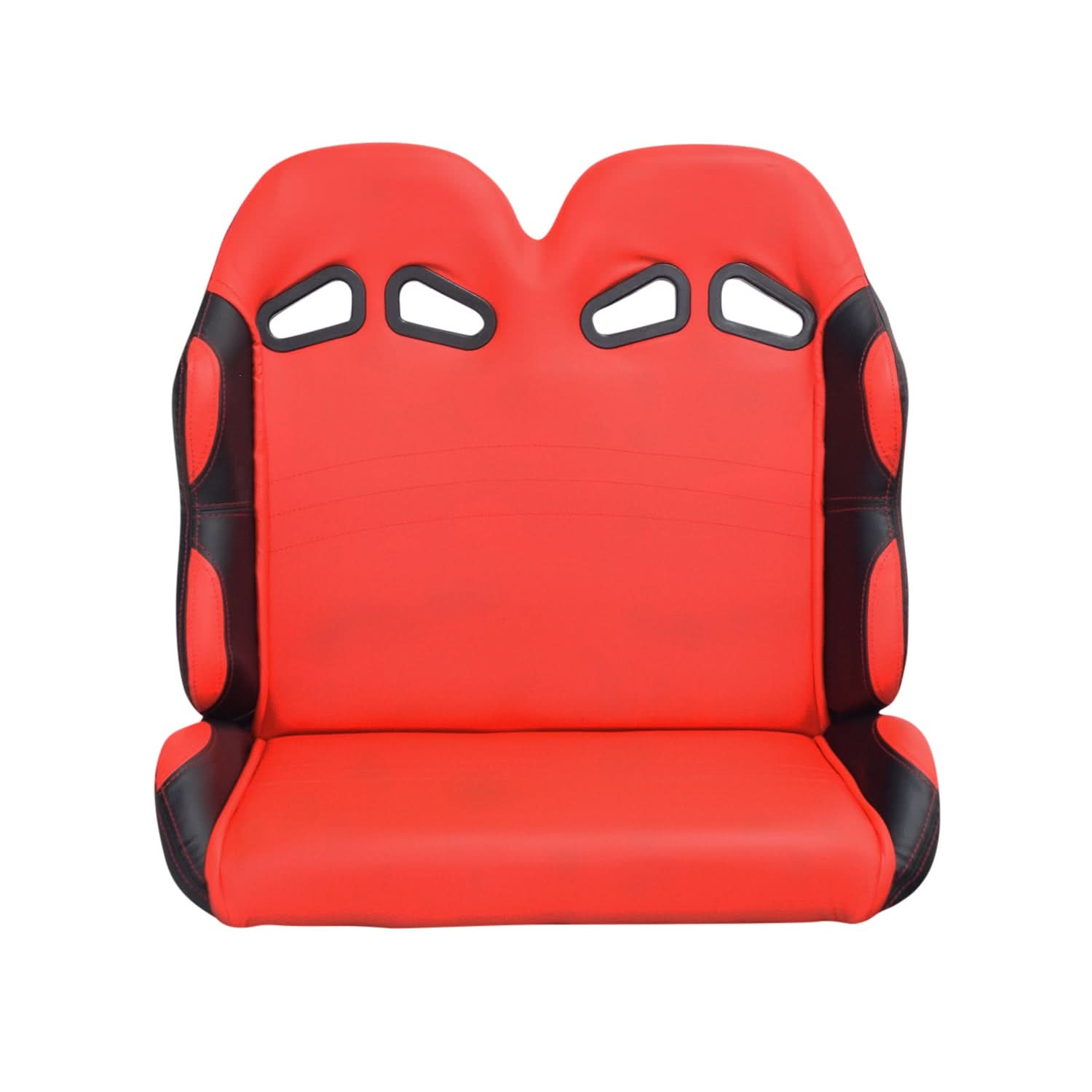 27 Double Seat for Go-Karts featuring padded upholstery, back vents, and a sturdy design suitable for various go-kart models.