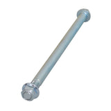 Front Axle & Lock Nut for the Coleman CT200U Trail Mini Bike, featuring a long metal rod with an attached nut and a close-up view of the bolt and threaded sections.