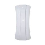 Rear Fender for the Coleman BT200X Mini Bike, featuring a white rectangular shape with a central hole, designed to shield against mud, water, and debris effectively.