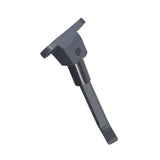 Kickstand for the Ninebot MAX G30 Scooter, a grey metal tool with a screwdriver, featuring a compact design and mounting bolts for easy installation. Ensures the scooter stays upright on various surfaces.