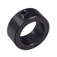 1-1/2 Diameter Steel Shaft Collar with 1 Bore & Set Screw, featuring a black circular design with a visible screw, perfect for securing wheels on a 1 axle shaft for all-terrain use.