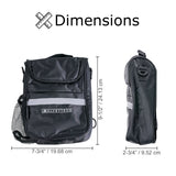 Insulated Handlebar Bag with Rain Cover & Carrying Strap for Bikes & Scooters (Blemished)