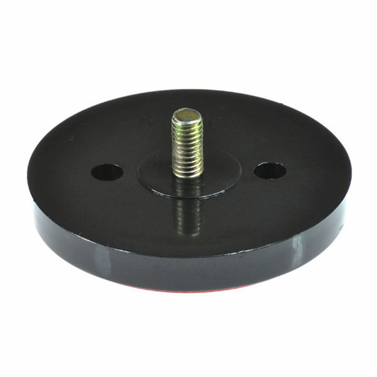 Dark Amber Front Side Reflector for the Massimo MM-MB100 Mini Bike, featuring a black round base with a central screw, designed to enhance the safety of your mini bike.